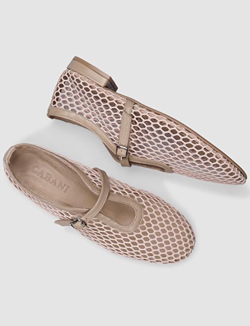 Cabani Ayakkabı Turkuaz Kadın Babet 124705 - Görsel 5