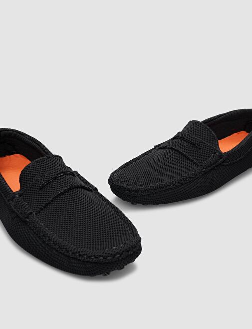 Triko Siyah Erkek Loafer - Görsel 5