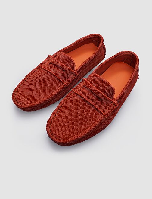 Triko Turuncu Erkek Loafer - Görsel 5