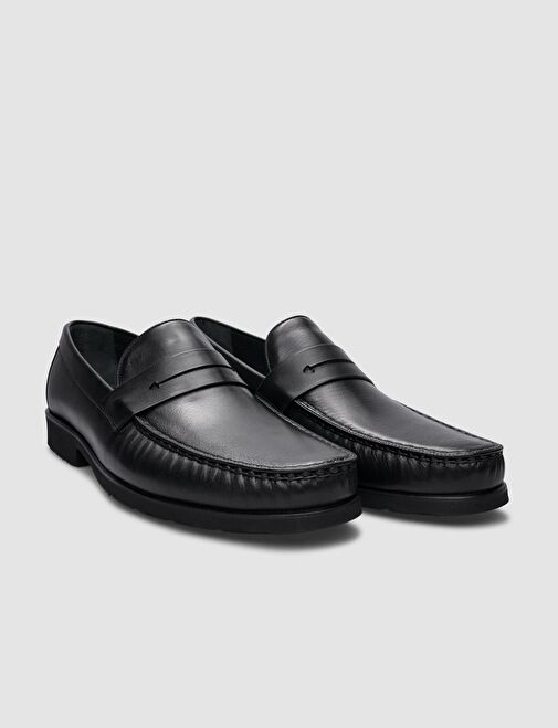 Cabani Ayakkabı Lacivert Erkek Deri Günlük Ayakkabı 124757 - Görsel 3