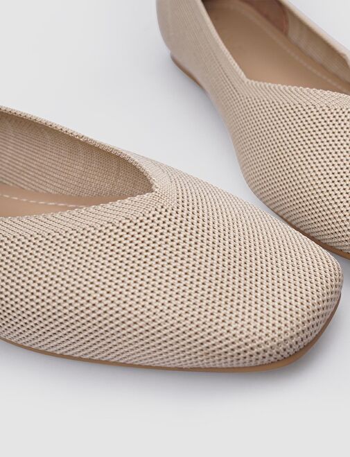 Cabani Ayakkabı Bej Kadın Babet 124741 - Görsel 5