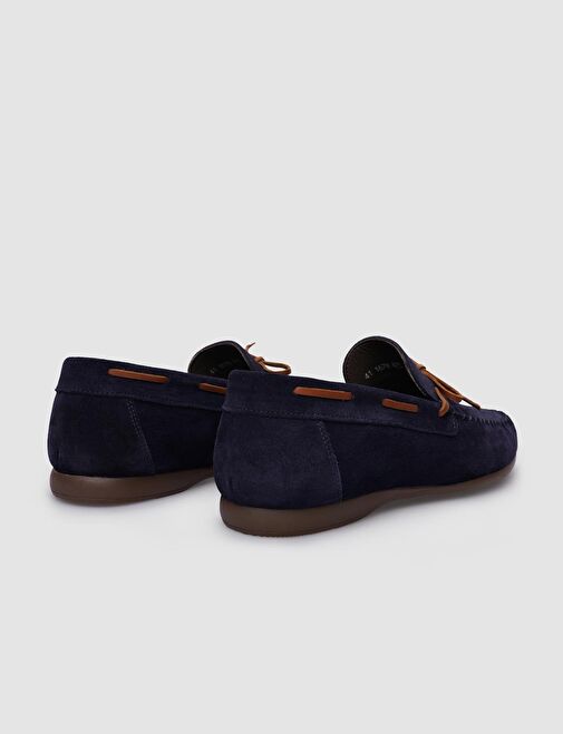 Cabani Ayakkabı Lacivert Erkek Süet Loafer 124785 - Görsel 4