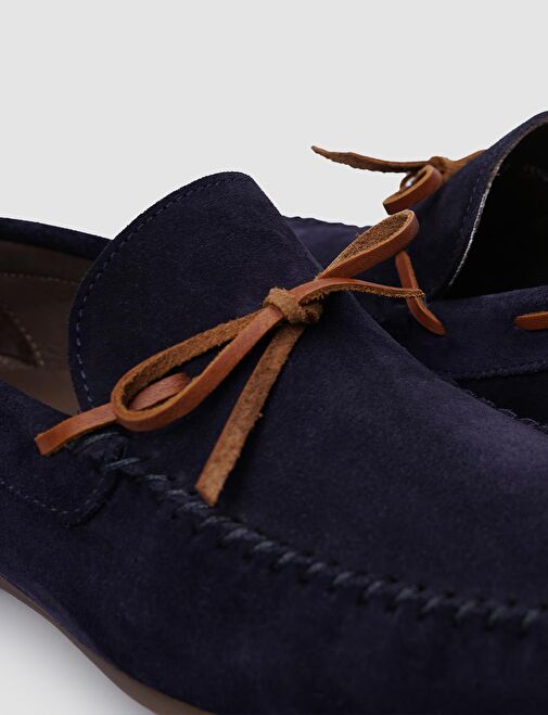Cabani Ayakkabı Lacivert Erkek Süet Loafer 124785 - Görsel 5