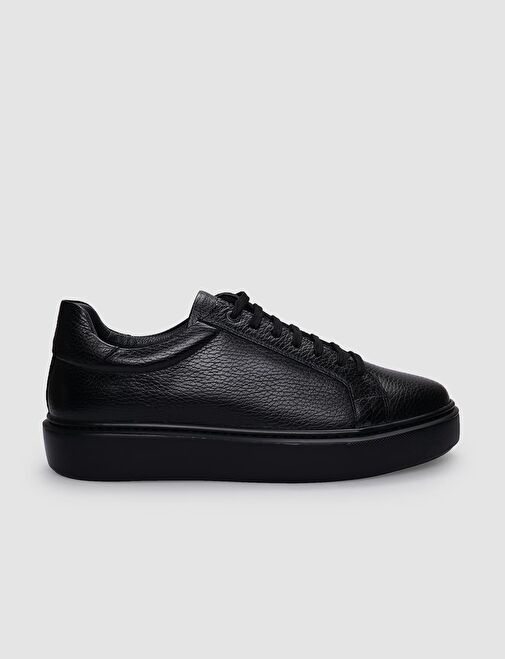 Cabani Ayakkabı Siyah Erkek Deri Sneaker 121704 - Görsel 2