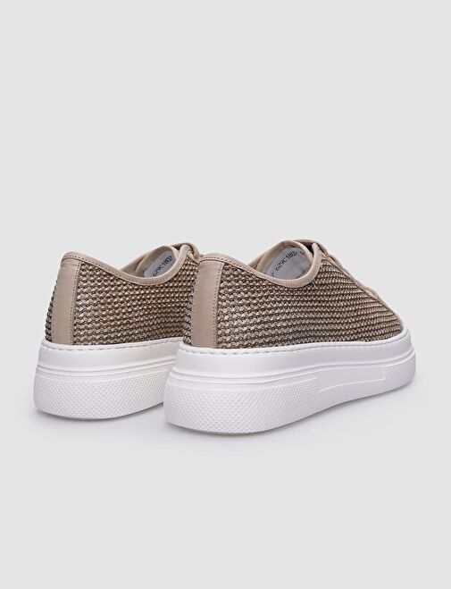 Cabani Ayakkabı Siyah Kadın Deri Sneaker 125042 - Görsel 4