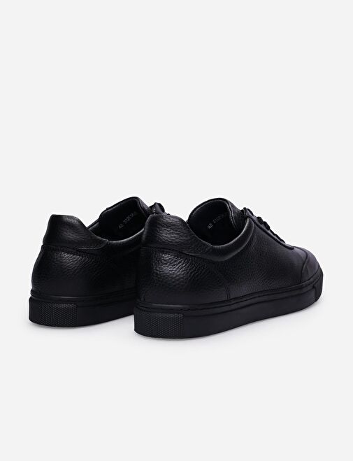Cabani Ayakkabı Siyah Erkek Deri Sneaker 119940 - Görsel 4