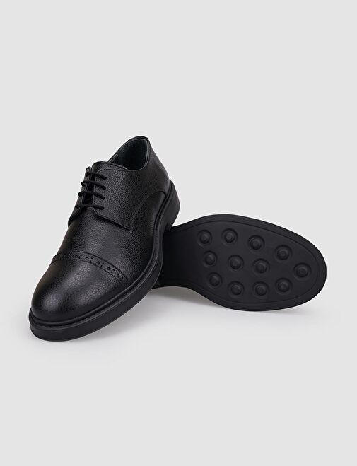 Cabani Ayakkabı Siyah Erkek Deri Günlük Ayakkabı 125775R - Görsel 5