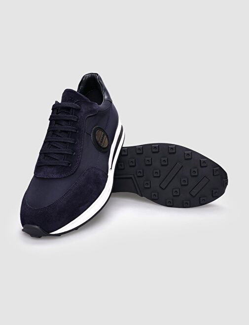 Triko Lacivert Bağcıklı Erkek Spor Ayakkabı - Görsel 5