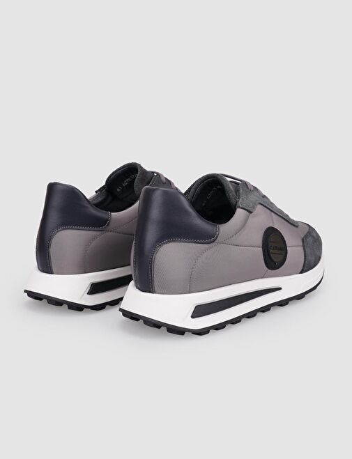 Triko Gri Bağcıklı Erkek Spor Ayakkabı - Görsel 4