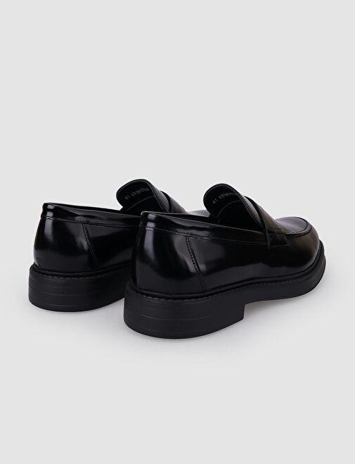 Cabani Ayakkabı Siyah Erkek Deri Loafer 124768R - Görsel 5