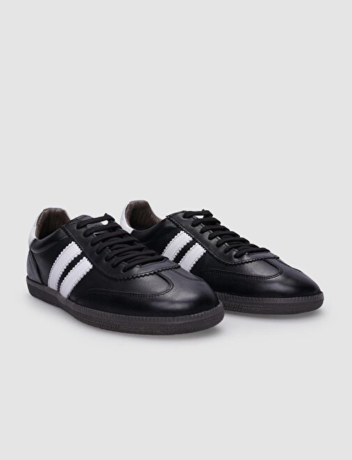 Cabani Ayakkabı Pembe-Beyaz Kadın Süet Sneaker 118933 - Görsel 3