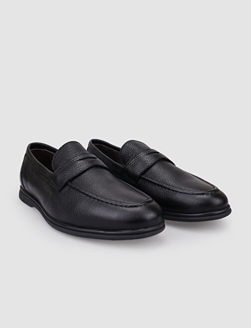 Cabani Ayakkabı Siyah Erkek Deri Günlük Ayakkabı 124185 - Görsel 3