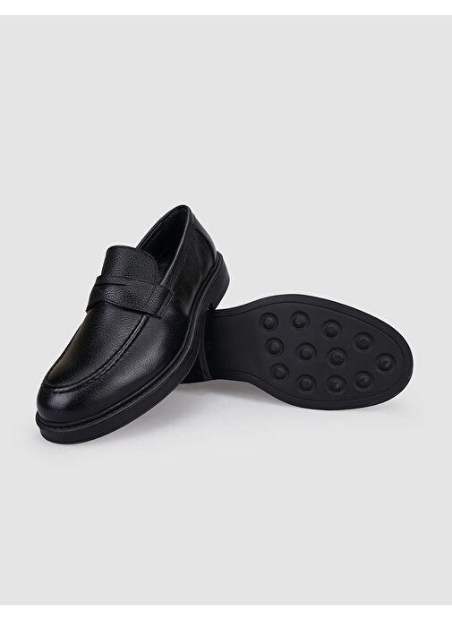 Cabani Ayakkabı Cabani Ayakkabı %100 Hakiki Deri Siyah Kemer Detaylı Erkek Loafer Boyner'de! Siyah - 5. görsel