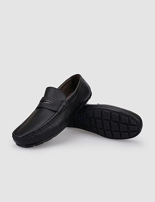 Cabani Ayakkabı Siyah Erkek Deri Loafer 125861 - Görsel 5
