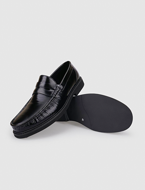 Cabani Ayakkabı Siyah Erkek Deri Günlük Ayakkabı 125888R - Görsel 5