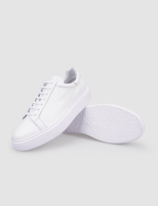 Cabani Ayakkabı Kahverengi Erkek Deri Sneaker 125417 - Görsel 5