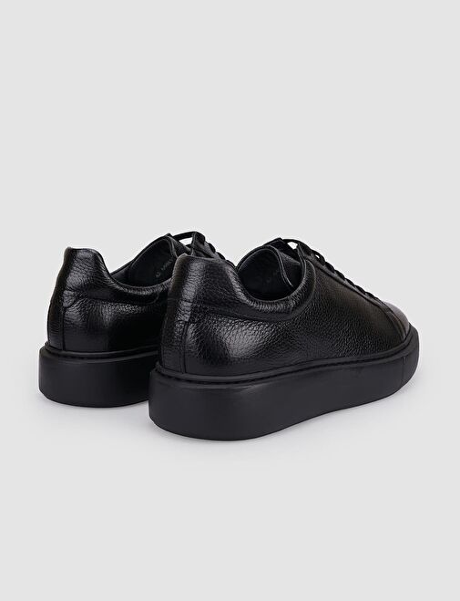 Cabani Ayakkabı Siyah Erkek Deri Sneaker 125417Y - Görsel 4