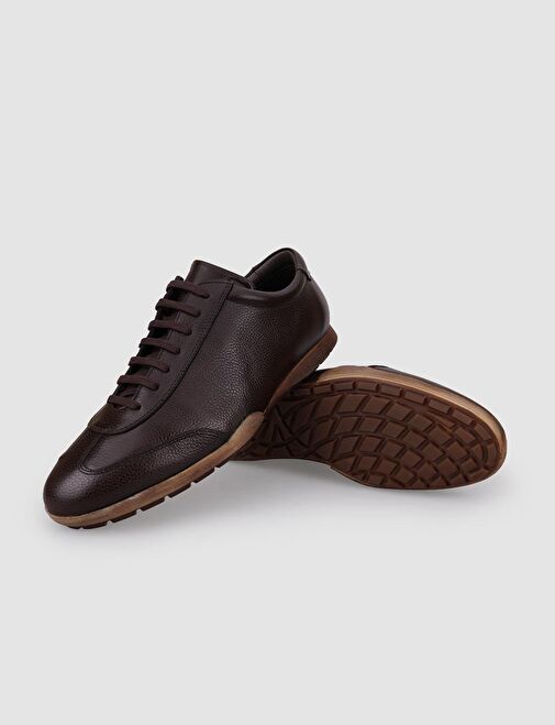 Cabani Ayakkabı Kahverengi Erkek Deri Günlük Ayakkabı 124187 - Görsel 5