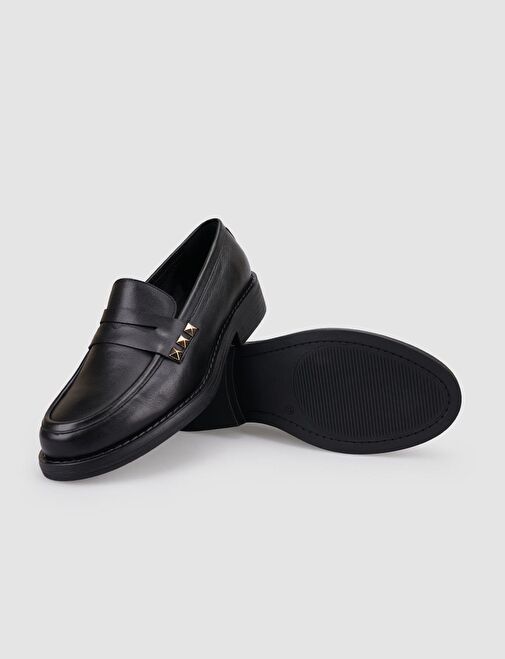 Cabani Ayakkabı Kahverengi Kadın Deri Loafer 125976_bynr1 - Görsel 5