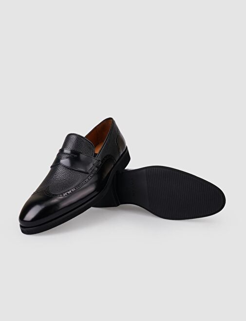 Cabani Ayakkabı Siyah Erkek Deri Klasik Ayakkabı 126001 - Görsel 5