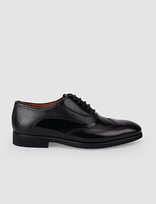Cabani Ayakkabı Siyah Erkek Deri Klasik Ayakkabı 126002 - Görsel 2
