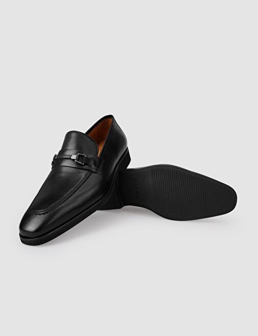 Cabani Ayakkabı Siyah Erkek Deri Klasik Ayakkabı 126009 - Görsel 5