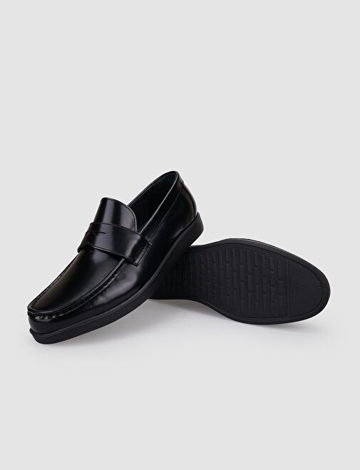 Cabani Ayakkabı Siyah Erkek Deri Günlük Ayakkabı 126012 - Görsel 5