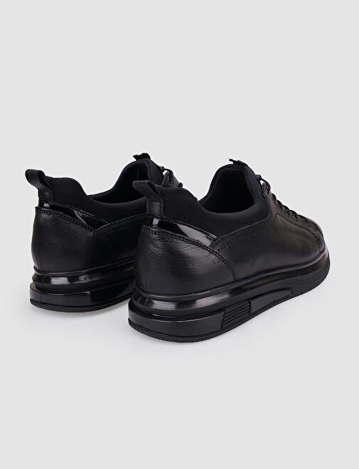 Cabani Ayakkabı Siyah Erkek Deri Günlük Ayakkabı 126070 - Görsel 4