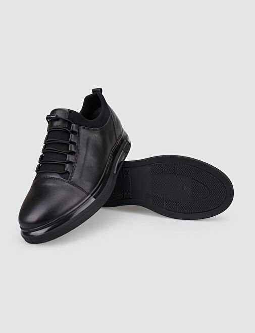 Cabani Ayakkabı Siyah Erkek Deri Günlük Ayakkabı 126071 - Görsel 5