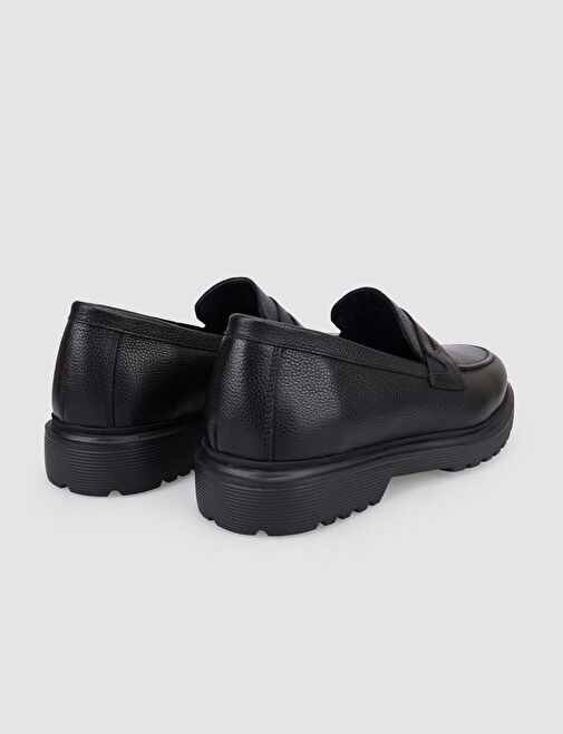 Cabani Ayakkabı Siyah Erkek Deri Günlük Ayakkabı 126072 - Görsel 4