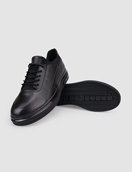 Cabani Ayakkabı Siyah Erkek Deri Günlük Ayakkabı 126073 - Görsel 5