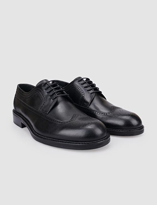 Cabani Ayakkabı Siyah Erkek Deri Klasik Ayakkabı 126082 - Görsel 3