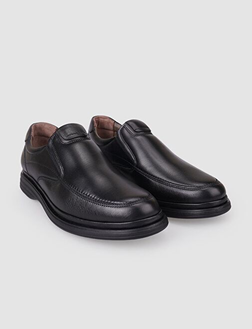 Cabani Ayakkabı Siyah Erkek Deri Günlük Ayakkabı 126105 - Görsel 3