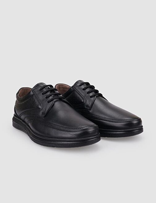 Cabani Ayakkabı Siyah Erkek Deri Günlük Ayakkabı 126148 - Görsel 3