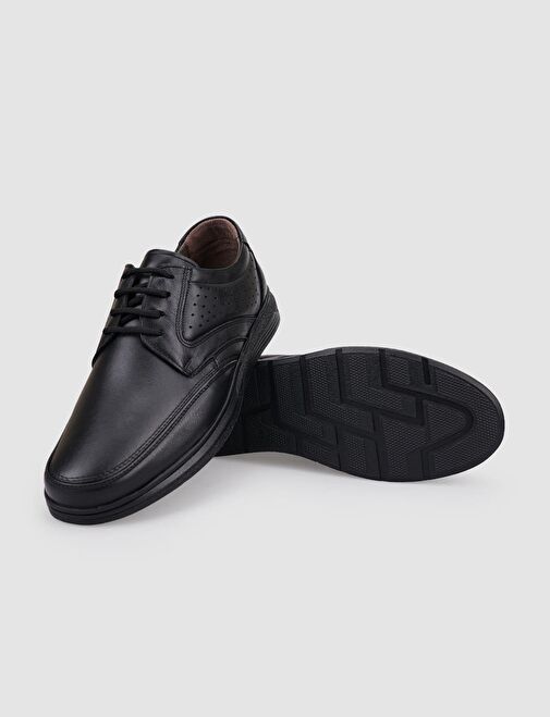 Cabani Ayakkabı Siyah Erkek Deri Günlük Ayakkabı 126148 - Görsel 5