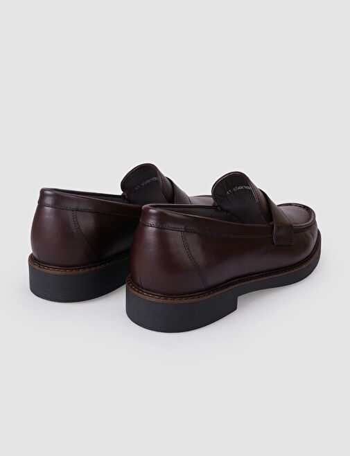 Cabani Ayakkabı Kahverengi Erkek Deri Günlük Ayakkabı 100664R - Görsel 4