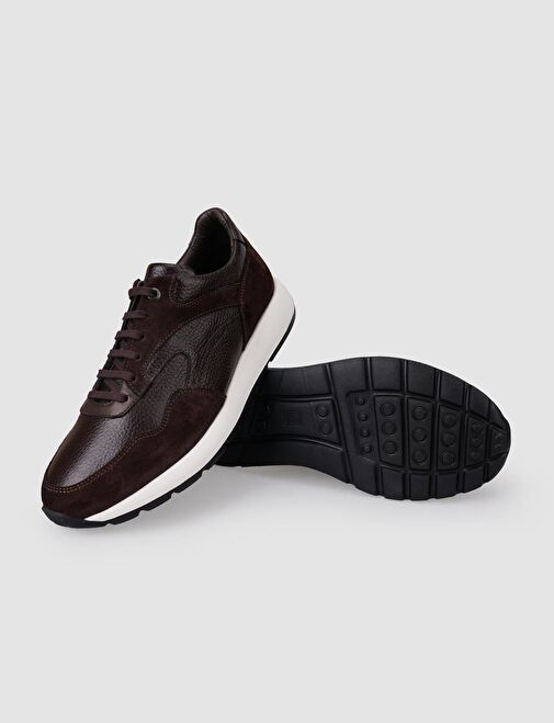 Cabani Ayakkabı Kahverengi Erkek Sneaker 126784 - Görsel 5