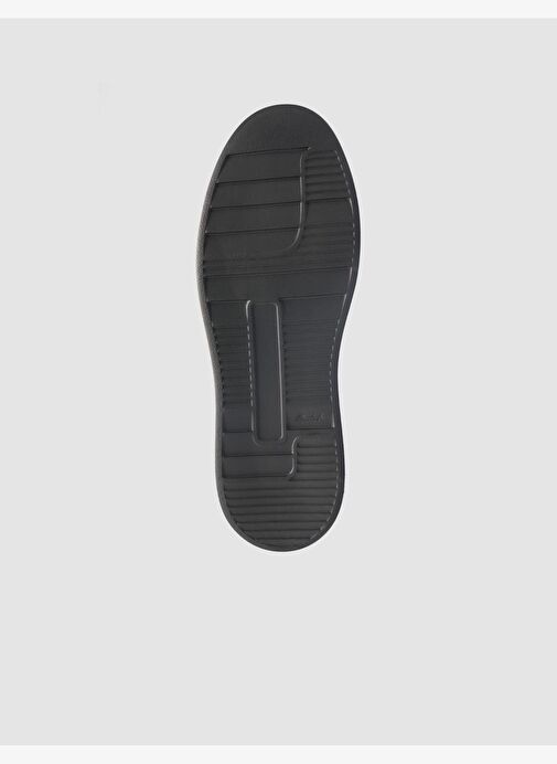 %100 Hakiki Deri Siyah Erkek Spor Ayakkabı - Görsel 9
