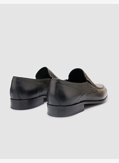 %100 Hakiki Deri Siyah Erkek Klasik Ayakkabı - Görsel 4