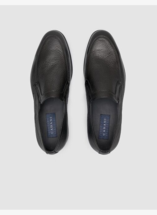 %100 Hakiki Deri Siyah Erkek Klasik Ayakkabı - Görsel 5