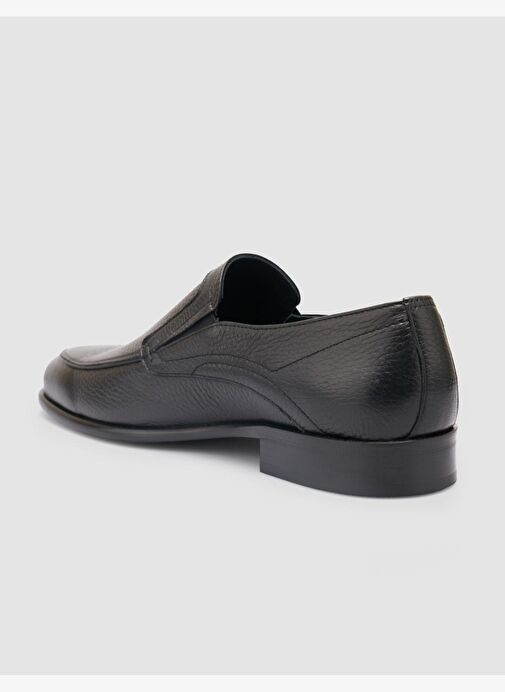 %100 Hakiki Deri Siyah Erkek Klasik Ayakkabı - Görsel 6