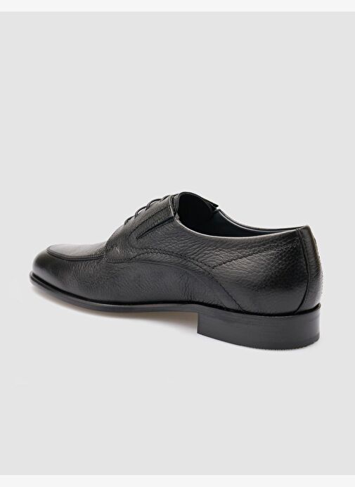 %100 Hakiki Deri Siyah Erkek Klasik Ayakkabı - Görsel 6