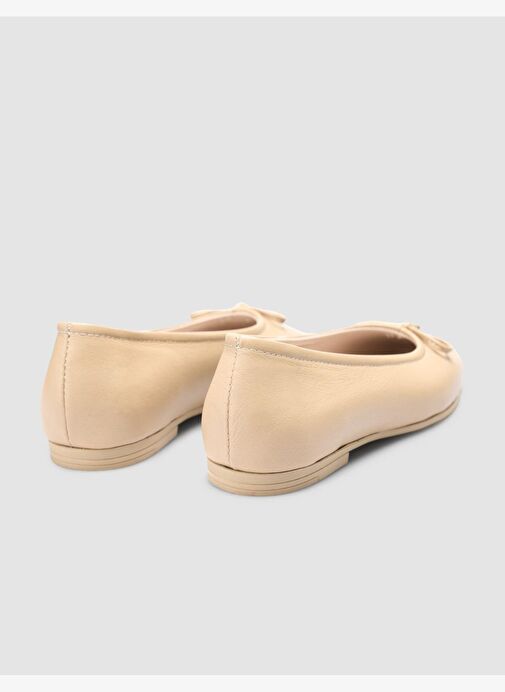 %100 Hakiki Deri Vizon Kadın Babet - Görsel 4