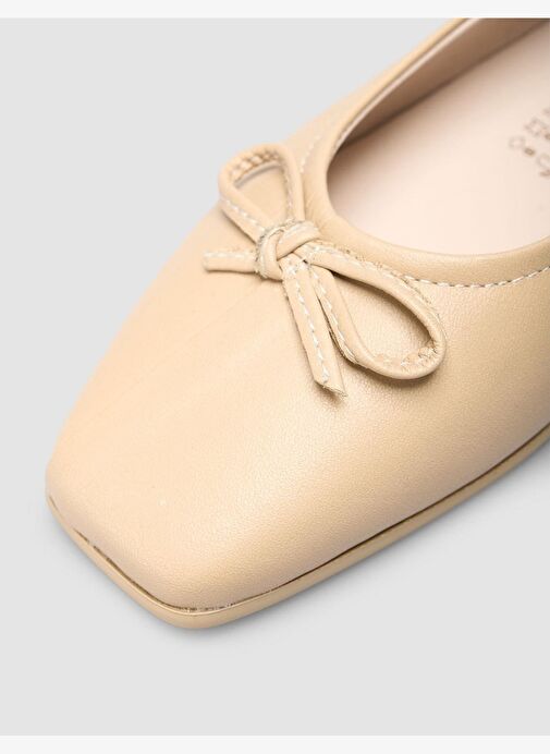 %100 Hakiki Deri Vizon Kadın Babet - Görsel 8