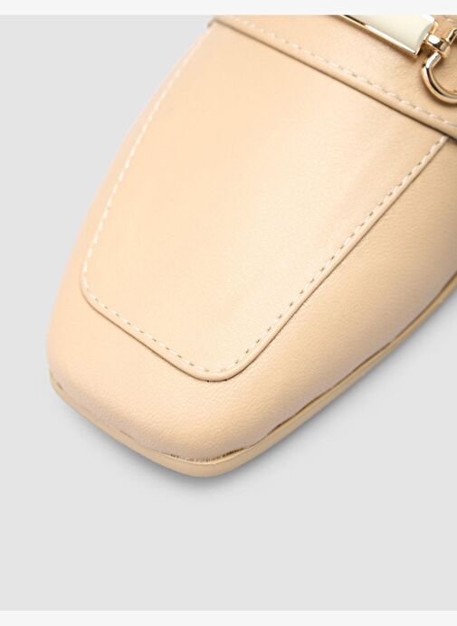 %100 Hakiki Deri Vizon Kadın Loafer - Görsel 8