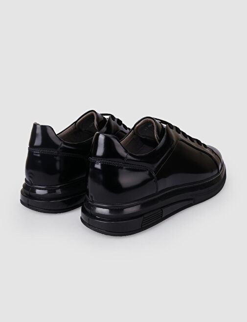 Cabani Ayakkabı Siyah Erkek Deri Sneaker 126061S - Görsel 4