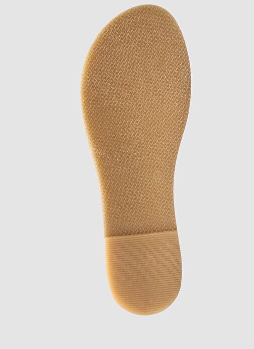 %100 Hakiki Deri Taş Kadın Süet Sandalet - Görsel 9