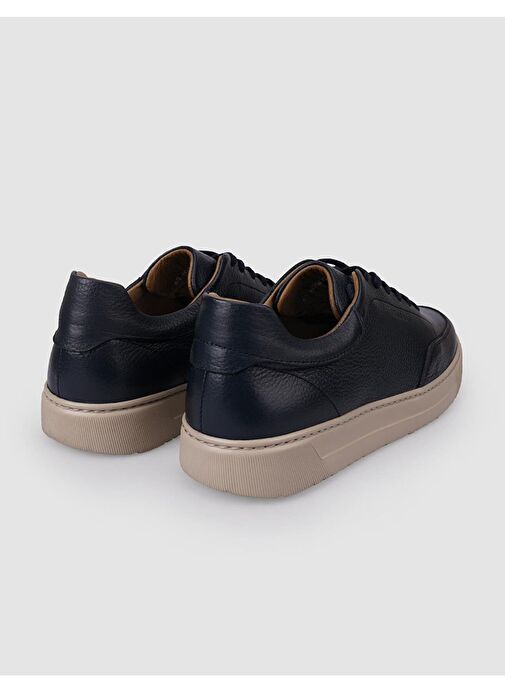 Cabani Ayakkabı Siyah Erkek Deri Sneaker 126787R - Görsel 4