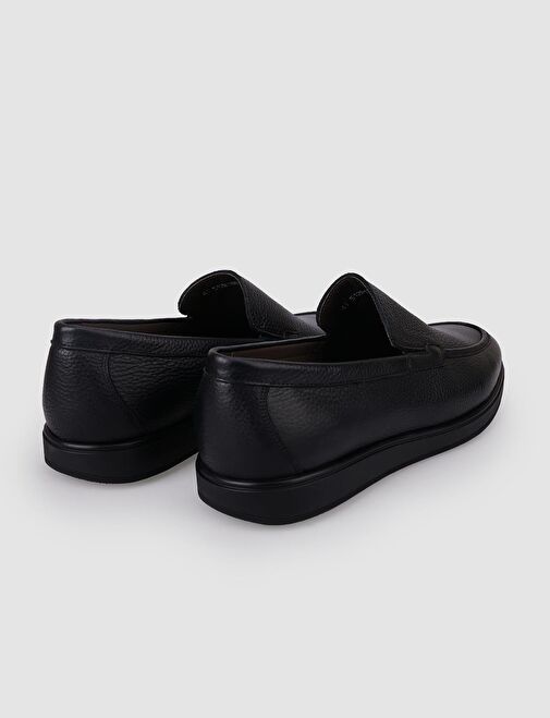 Cabani Ayakkabı Siyah Erkek Deri Günlük Ayakkabı 126939R - Görsel 4