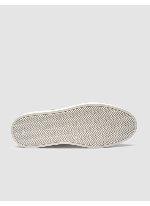 %100 Hakiki Deri Lacivert Erkek Spor Ayakkabı - Görsel 5